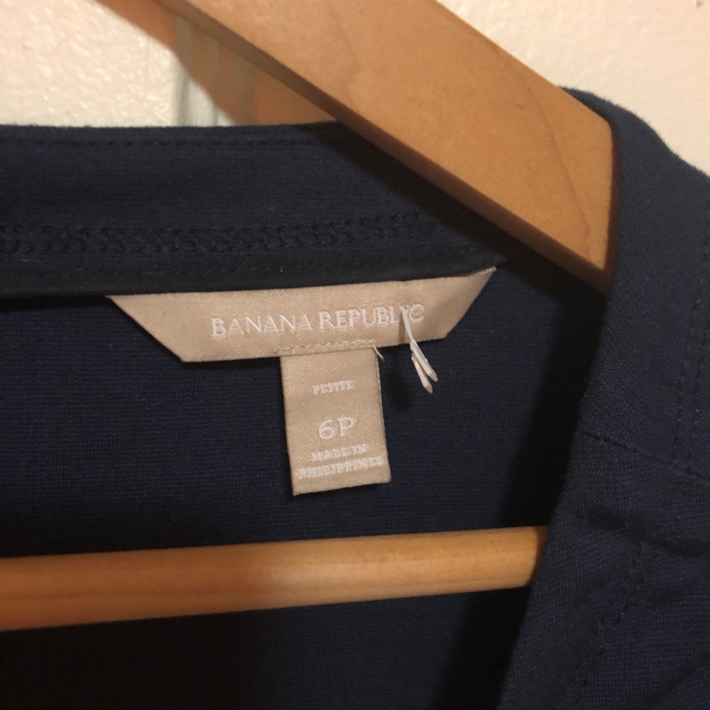Banana Republic Navy and White Stripe Dress - Picture 6 of 7